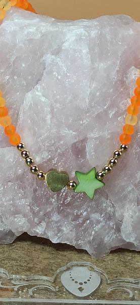 Halskette Orange Kiss Detailansicht 3